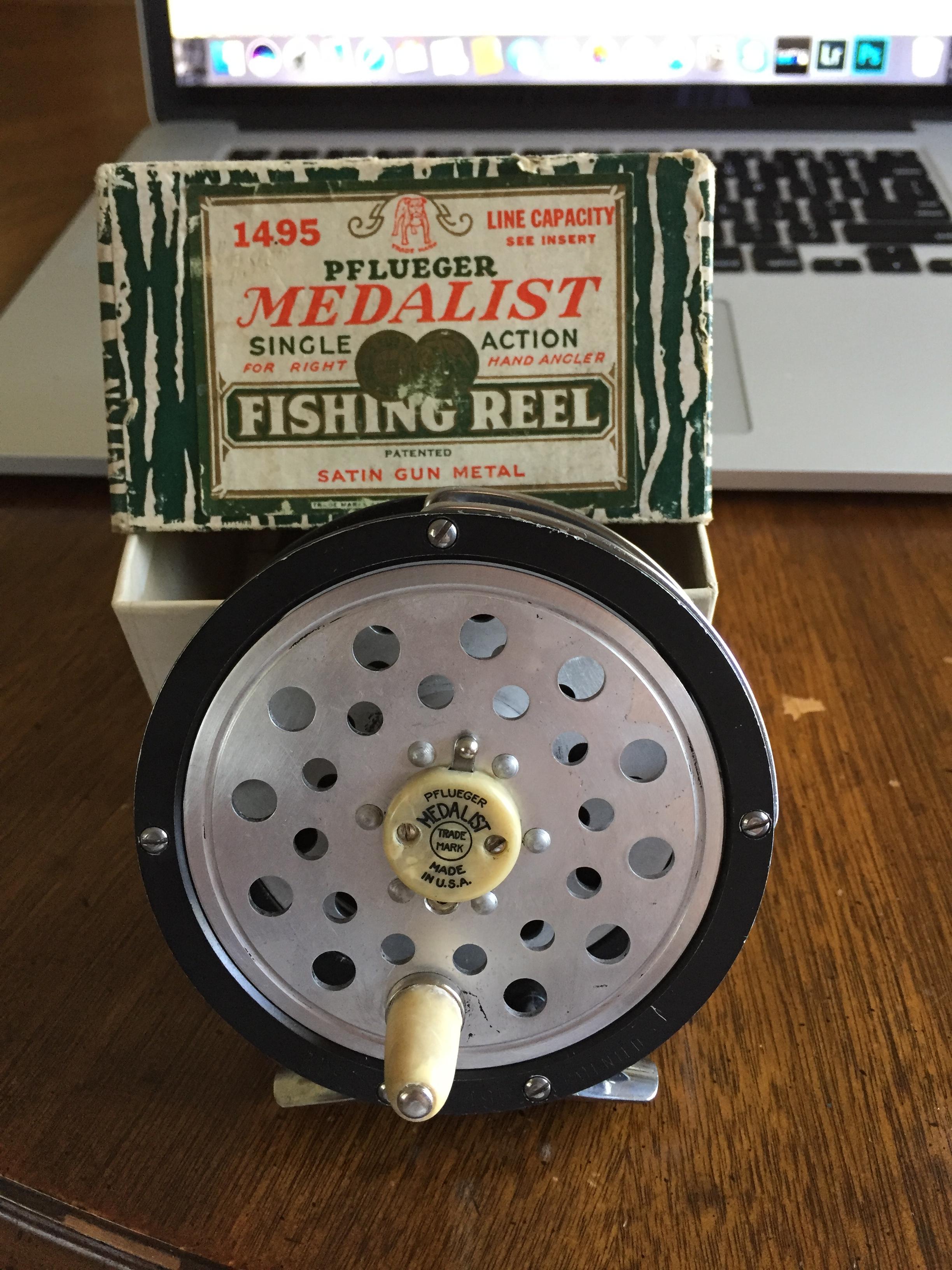Pflueger Medalist 1495 single action parts, Classic Fly Reels