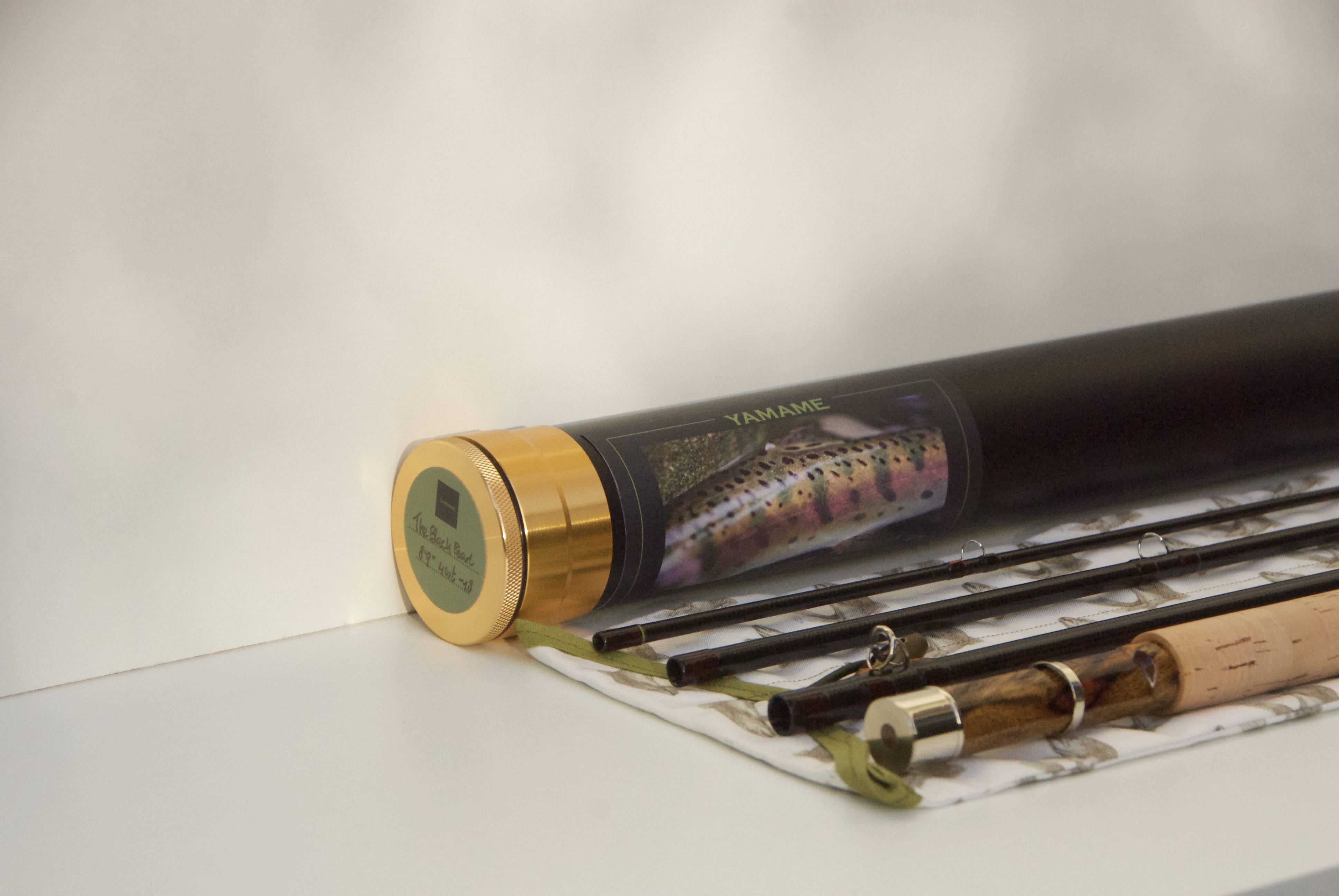 2 of ''The Black Pearl'' 8'9'' 4wt by Yamame fly rod Rod Photos