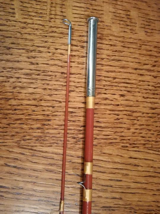 EXCELLENT VINTAGE Shakespeare Wonderod 7' Fiberglass Spinning Rod Model 1263