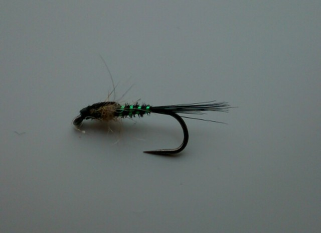 Midge Ribbed Annelid - Learn to tie this nymph type trout fly - Super easy!  