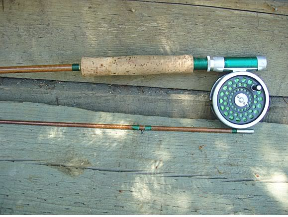 Line weight for a Wright McGill Peter Pan PP-7' Fly Rod, Glass Tech
