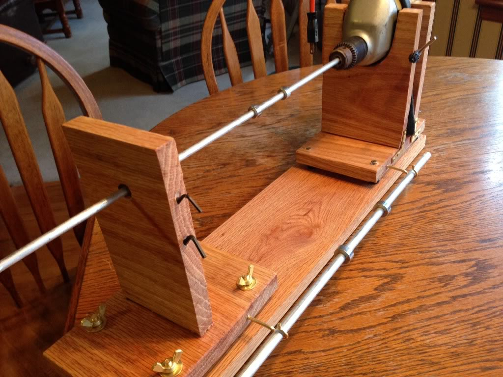 BD Drill Cork Lathe Rod Building and Tackle Tinkering Fiberglass