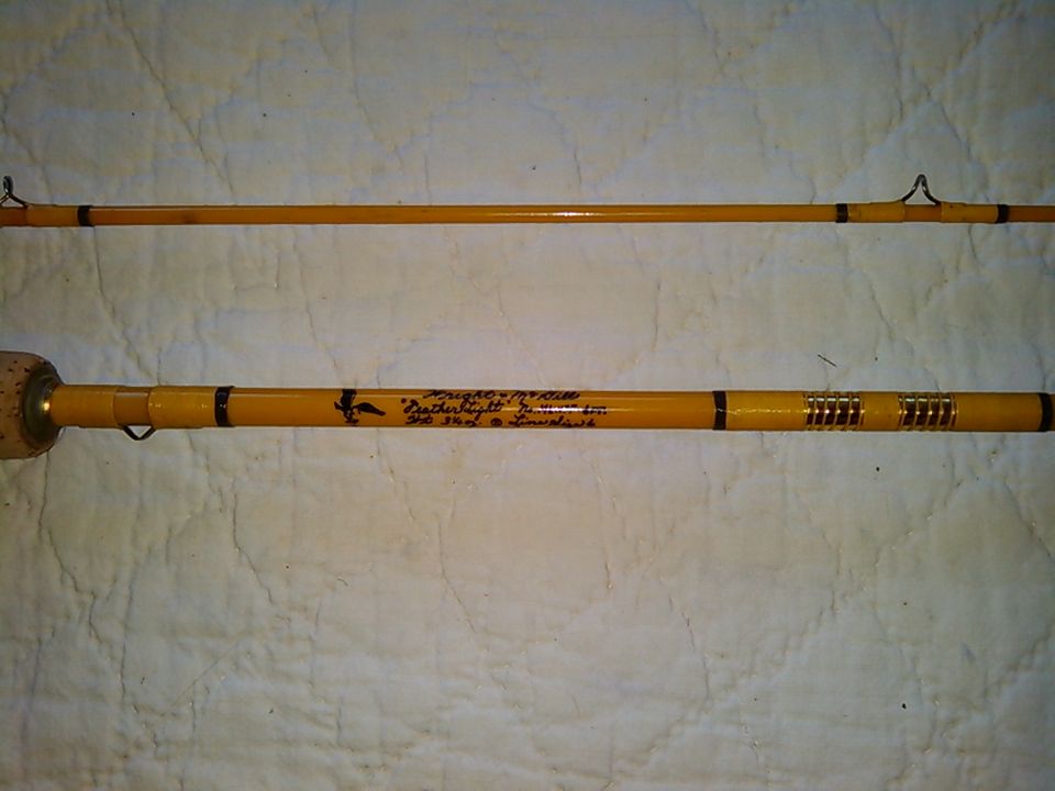 VINTAGE WRIGHT & McGill Featherlight 7ft Eagle Claw Fly Rod-6wt 2pc $74.95  - PicClick