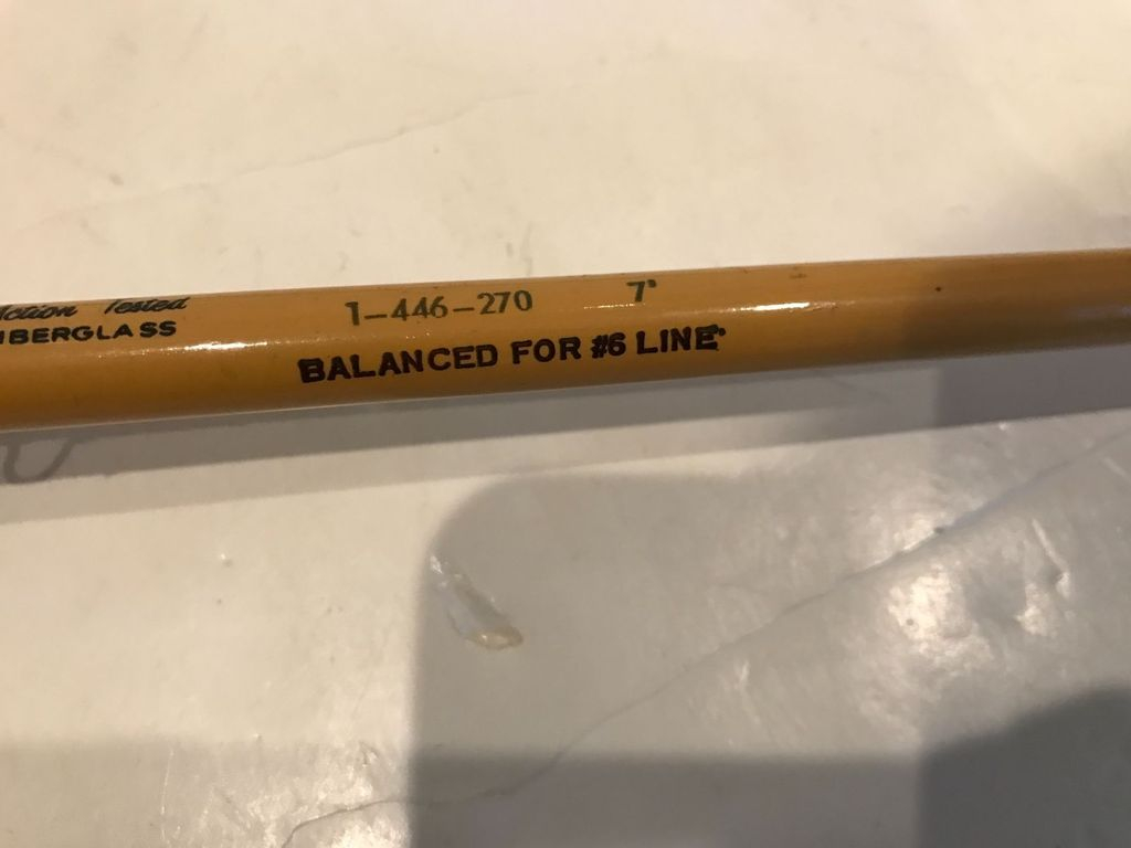 Vintage South Bend 7 Footer, Collecting Fiberglass Fly Rods