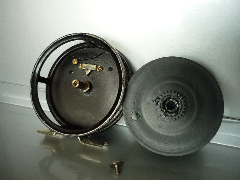 vintage Meisselbach fly reel Rainbow #631, ca 1930's