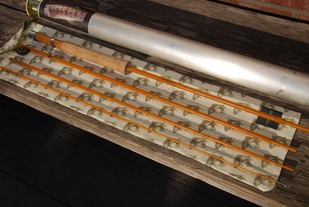 Prototype Yamame parabolic 7'2'' 5wt 4 pc fly rod, Rod Photos