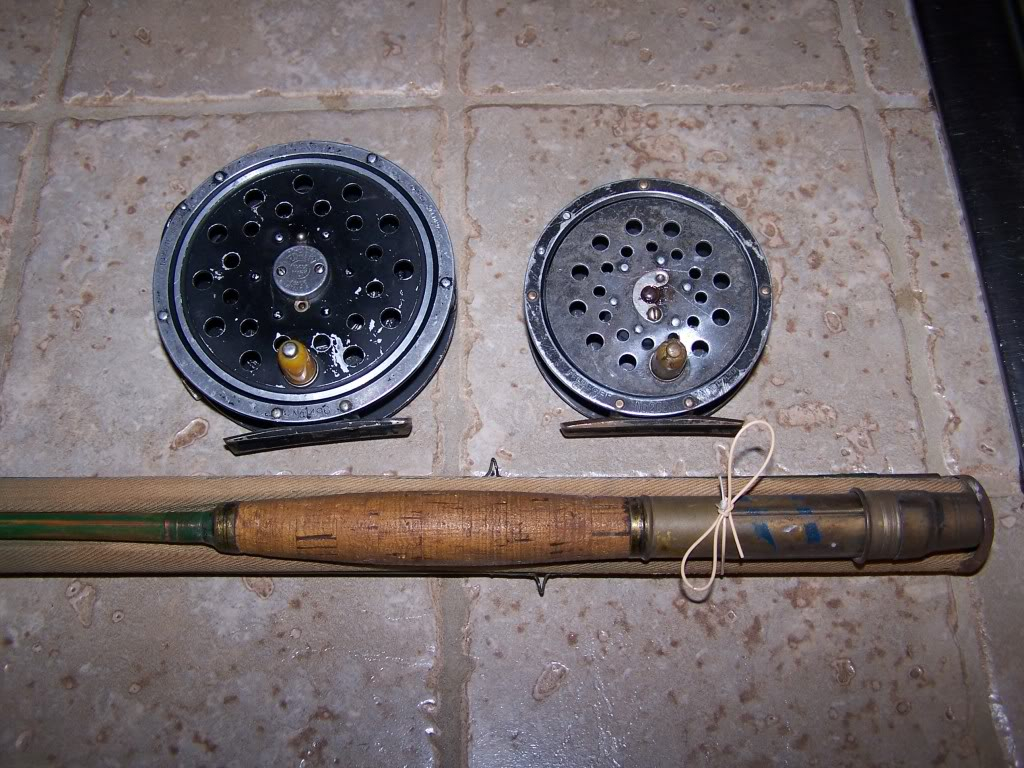 7'3 Garcia Conolon blue fly rods, Collecting Fiberglass Fly Rods