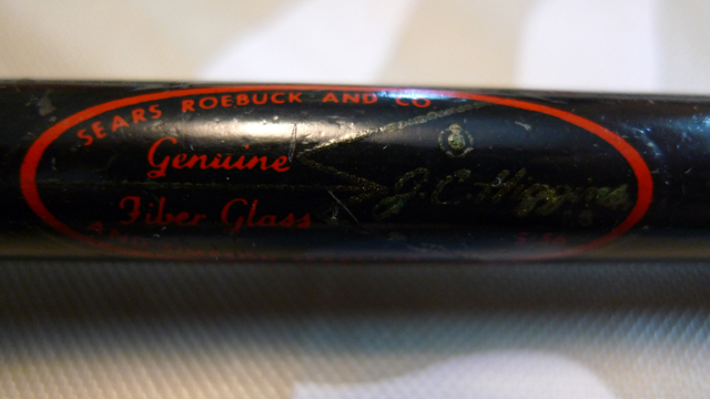 Used Vintage Sears Roebuck and Co. J.C. Higgens Fiberglass 73 Fishing –  cssportinggoods