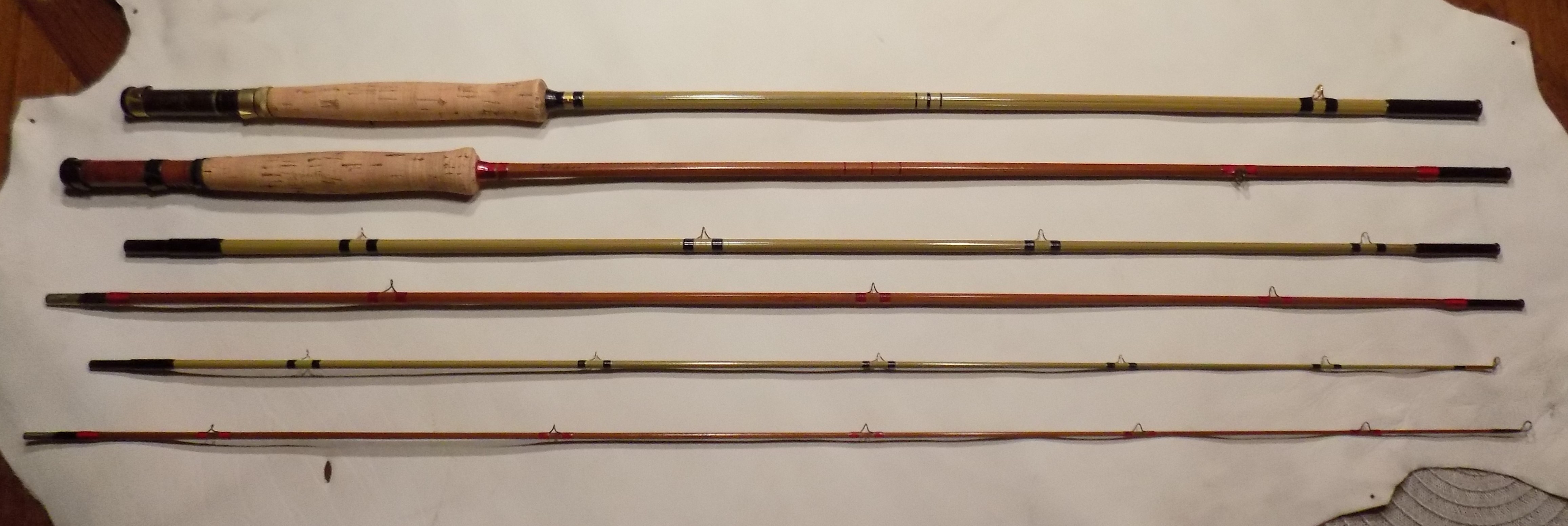 sold HEDDON #14 BAMBOO FLY ROD, 7’, ALL ORIGINAL