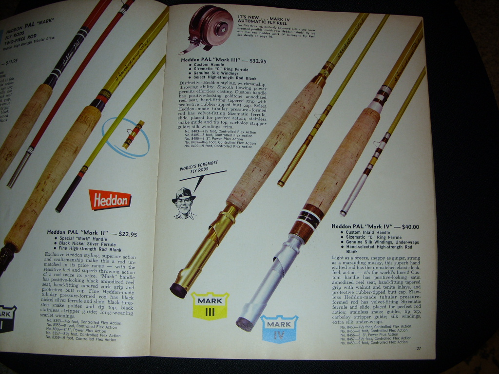 VINTAGE COMPAC THE GOLDEN OLYMPIC BAMBOO FLY ROD