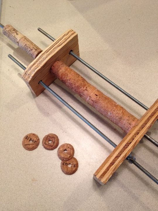 Champagne cork handle, wine cork reel seat, Rod Building and Tackle  Tinkering