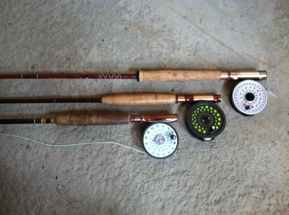 Classic rod, new reel?  Collecting Fiberglass Fly Rods