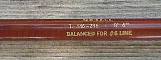 Vintage Gladding South Bend 1-420-280 8' 2 Piece Fiberglass Casting Rod 63J