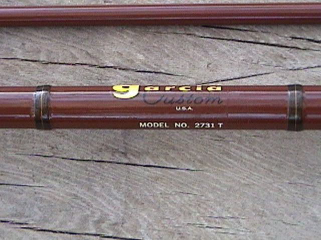 7'3 Garcia Conolon blue fly rods, Collecting Fiberglass Fly Rods