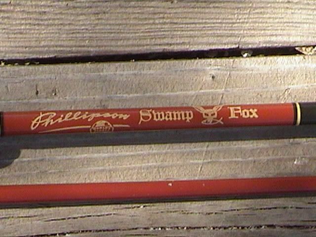 Phillipson Swamp Fox Deluxe Fiberglass Casting Rod. DC561.