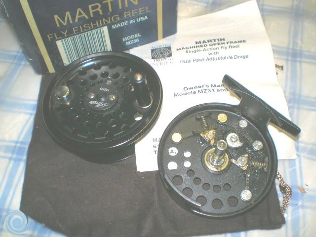 VINTAGE MARTIN FLY REEL No. 61 (NIB ???) Made in U.S.A. With