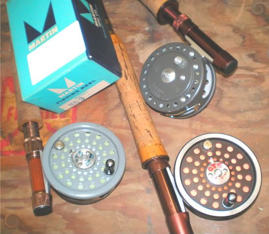 VINTAGE MARTIN 60 FLY FISHING REEL IN ORIGINAL BOX, NEVER USED