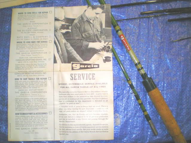 Garcia Conolon 8.5ft fly rod 2638C, Collecting Fiberglass Fly Rods