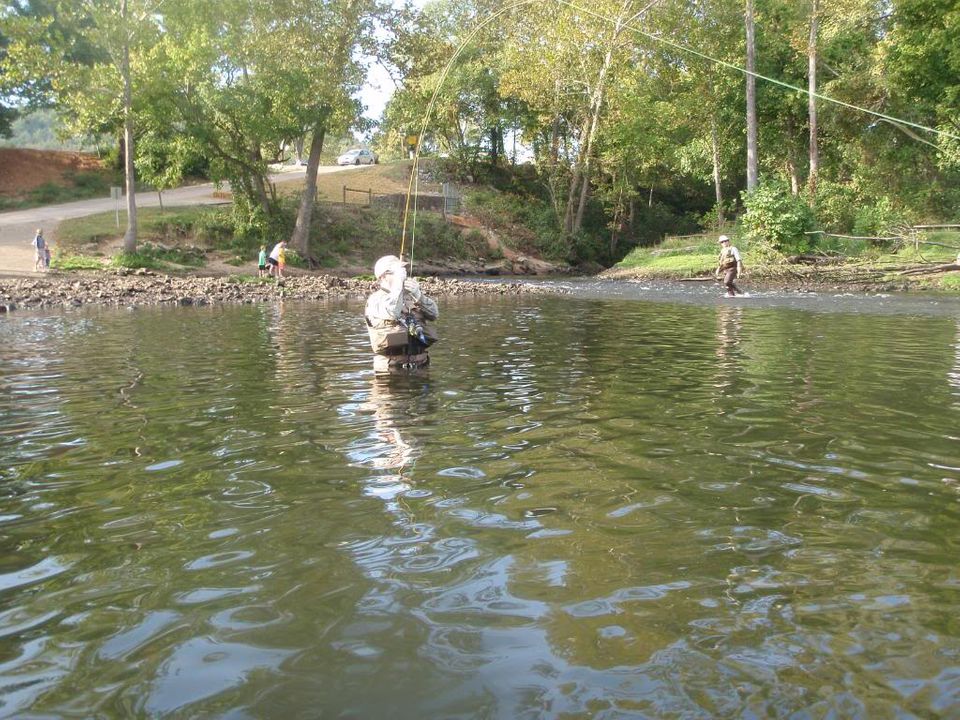 Fishing Norfork AR with a newly acqired Garcia CONOLON 2404 5 star