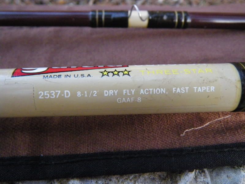 7'3 Garcia Conolon blue fly rods  Collecting Fiberglass Fly Rods