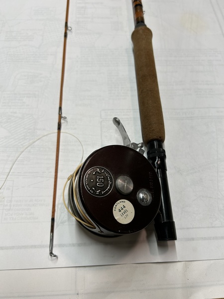 Later Ted Williams 9ft. 9 Wt rod and reel | Collecting Fiberglass Fly Rods  | Fiberglass Flyrodders