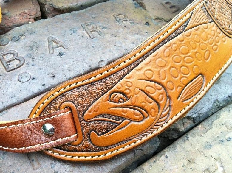 Leather Fly Fishing Harness Build Finished Rod Building and Tackle