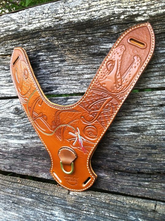 Leather Fly Fishing Harness Build Finished Rod Building and Tackle