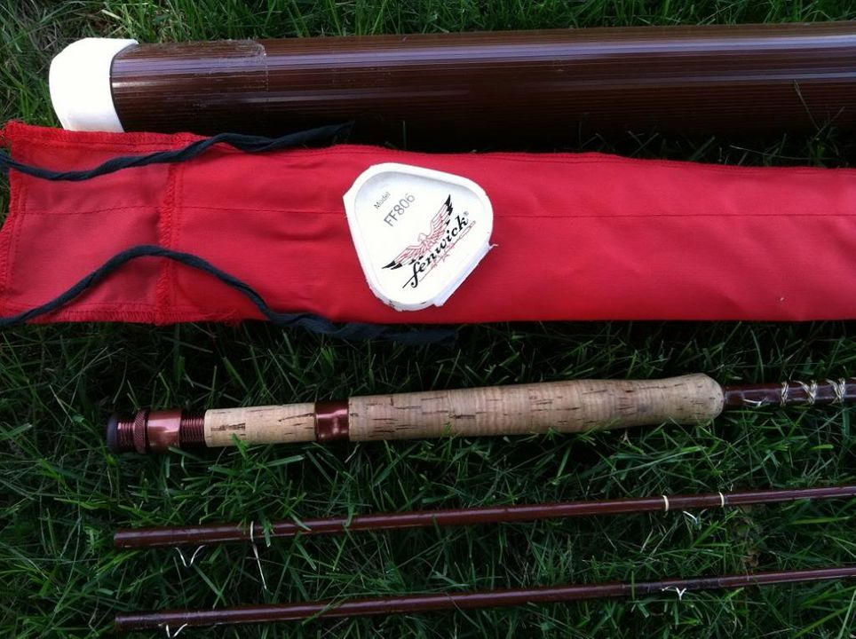 Purchased a Keeper Fenwick FF806 W/Cork Reel Seat Collecting Fiberglass Fly Rods Fiberglass