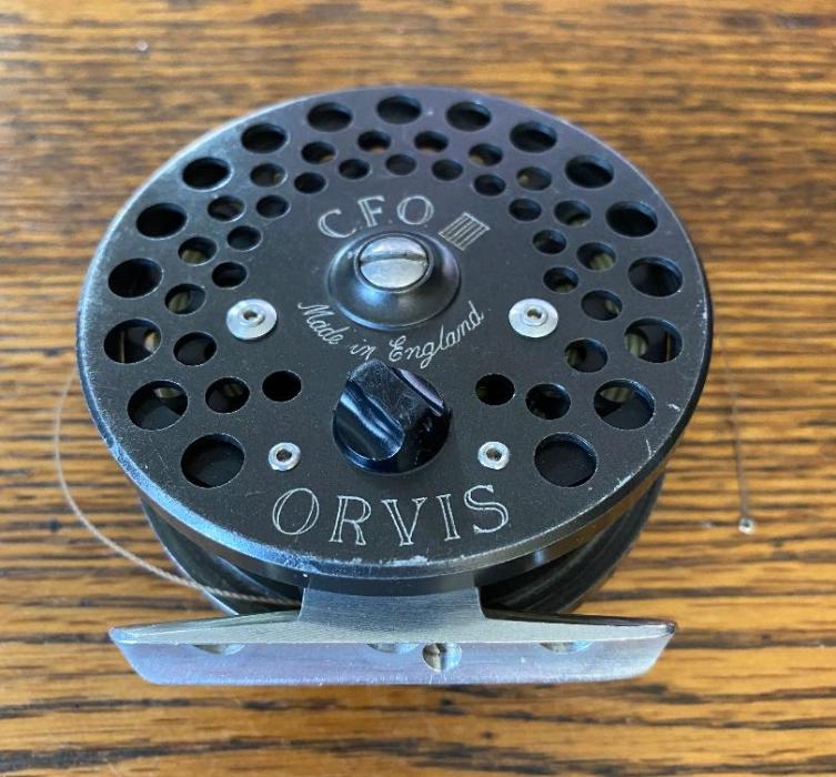 ORVIS CFO 4 Fly Reel Used Good Condition With Bag From Japan