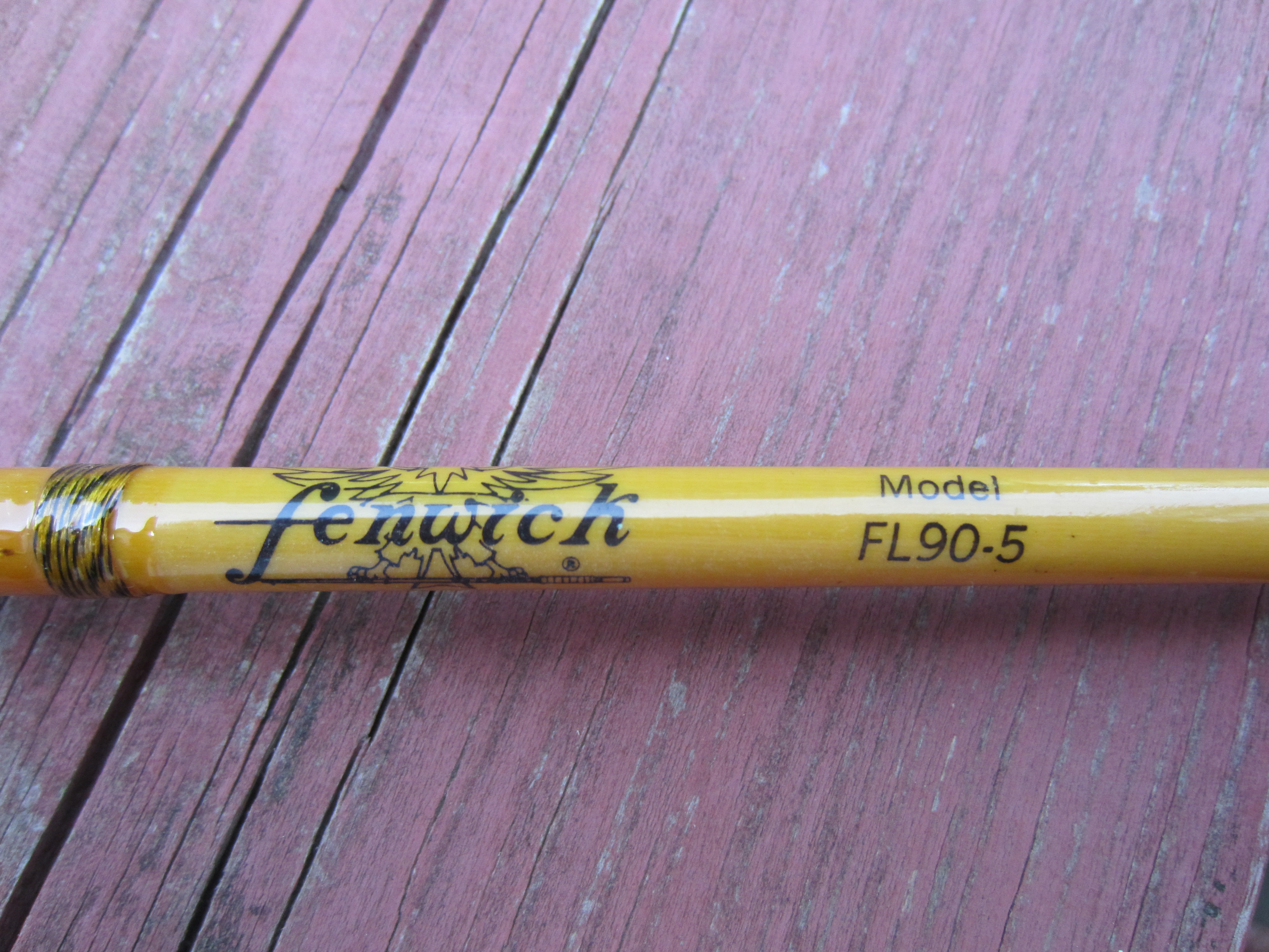 Old Yellow Fenwick 90-5 or 7'6 | Rod Building and Tackle Tinkering ...
