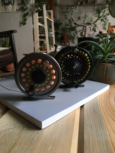 PAIR OLD SHOP STOCK DANICO SOFTBRAKE FLY REELS 6-9# AND SMALLER PSOSSIBLY  4/5#