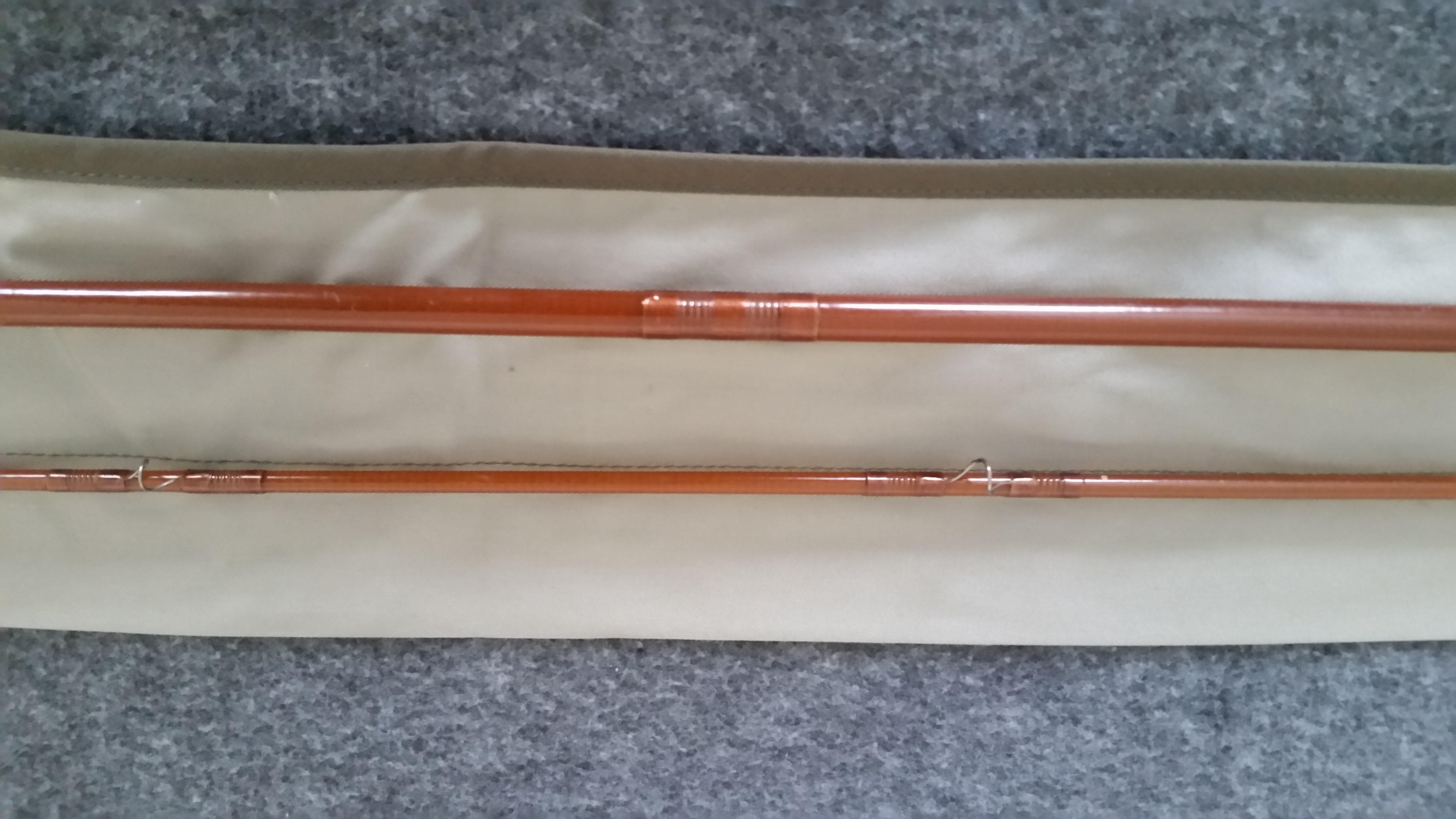 My great-Grandfather gave me this fly rod before he passed away about 5  years ago. Its a Lamiglas S-Glass fly rod, Model 8180, 4oz, #6 weight, 8ft.  I don't have much knowledge