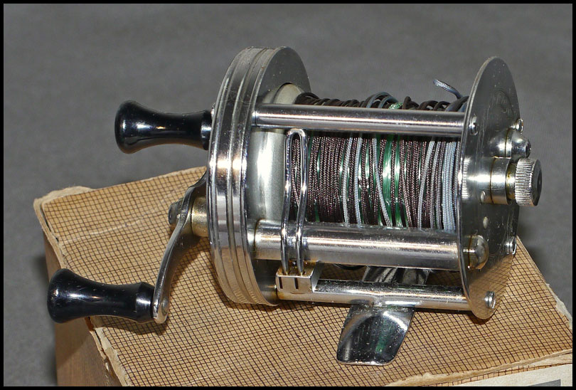 Vintage Japanese baitcaster, Another Spin on Glass