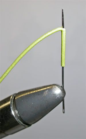 A SMALL mono fly line loop for leader connections, The Tying Bench